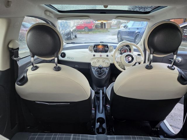 Fiat 500 1.2 Lounge Euro 6 (s/s) 3dr (2017) - Picture 13